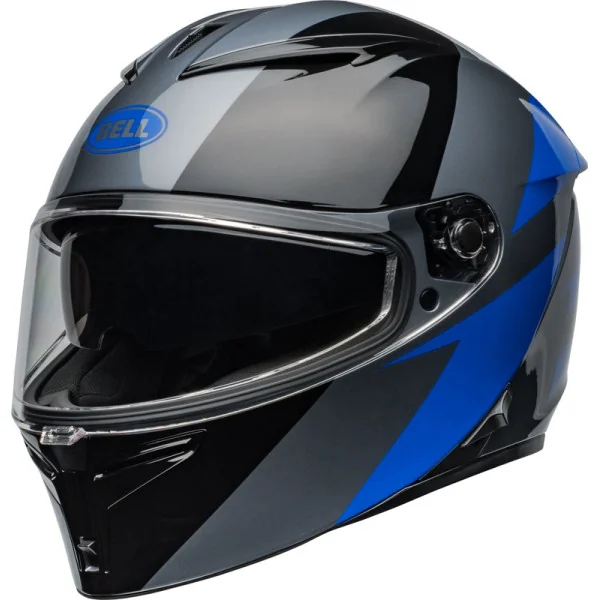 Casco Bell Lithium Shear Gris Azul Brillo |8008966001|