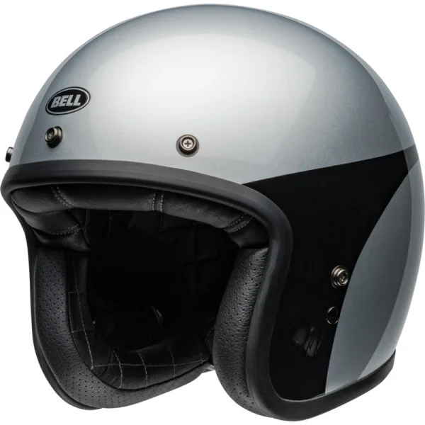 Casco Bell Custom 500 Chassis Plata Brillo Negro |8009207001|