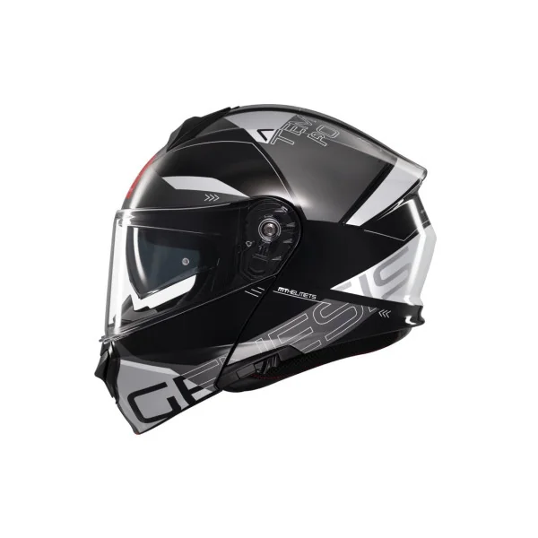 Casco Mt Genesis Sv Atempo B2 Negro Gris Brillo |1347C24121|