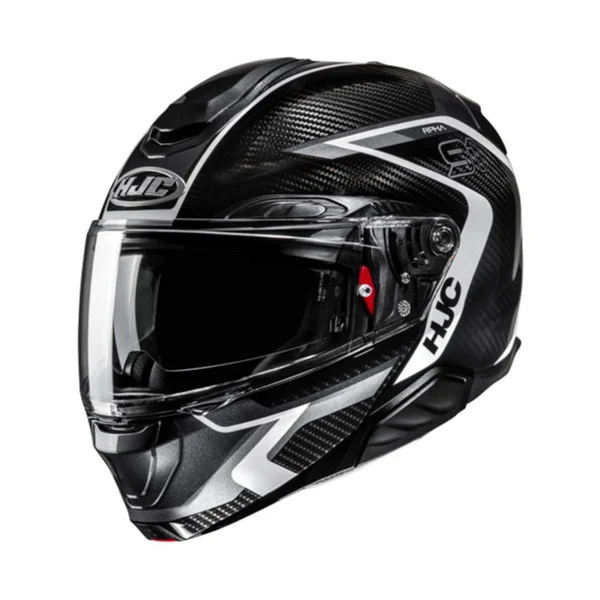 Casco Hjc Rpha91 Carbon Lagos Negro Blanco |14810506|