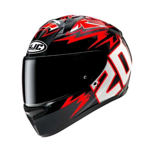 Casco Hjc C10 Diablo Mask Negro Rojo |10150106|