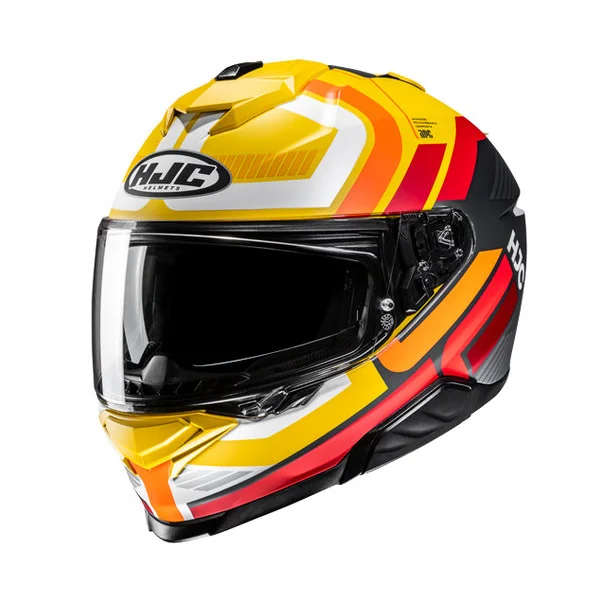 Casco Hjc I71 Viz Amarillo Azul Rojo |15707306|