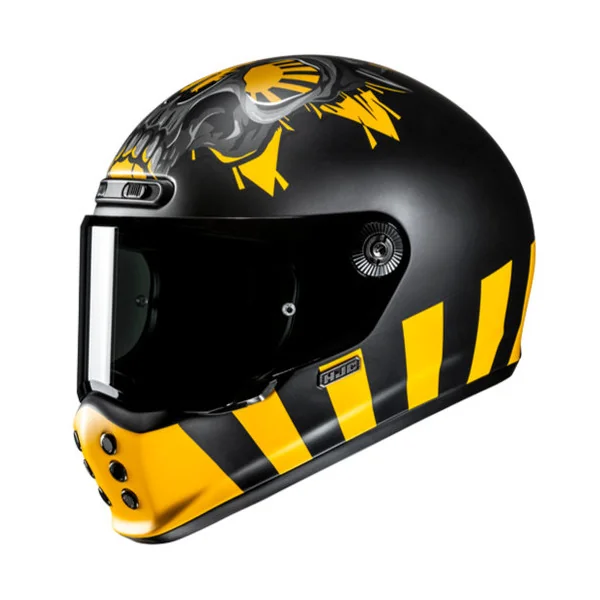 Casco Hjc V10 Crania Negro Amarillo |10477306|