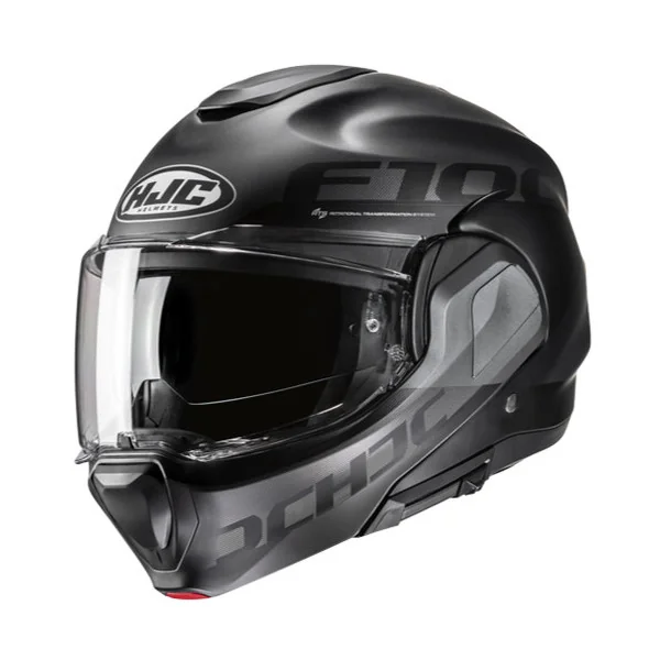 Casco Hjc F100 Hetal Negro Gris |18937506|