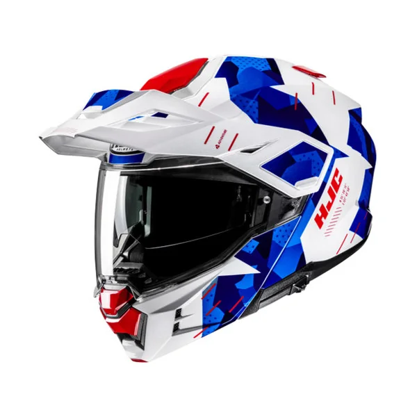 Casco Hjc I80 Roki Blanco Rojo Azul |19782106|