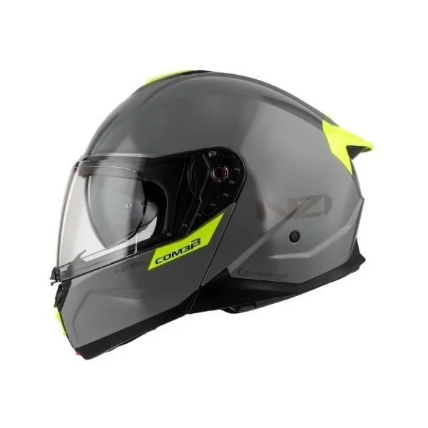 Casco Nzi Combi 3 Duo Solid Gris Amarillo |150374A010|