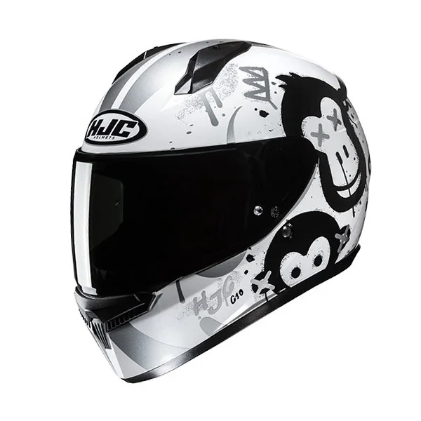 Casco Hjc Infantil C10 Geti Gris Negro |10131004|