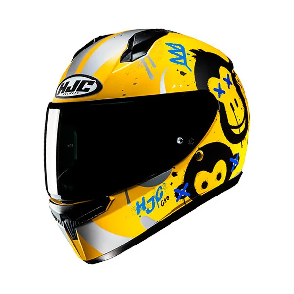 Casco Hjc Infantil C10 Geti Amarillo Gris Negro |10137304|