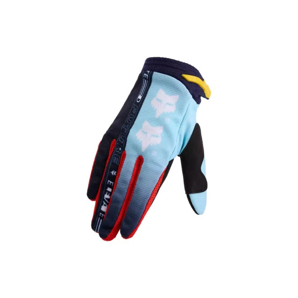 Guantes Fox Infantil 180 Elevated Azul Claro |33550-116|
