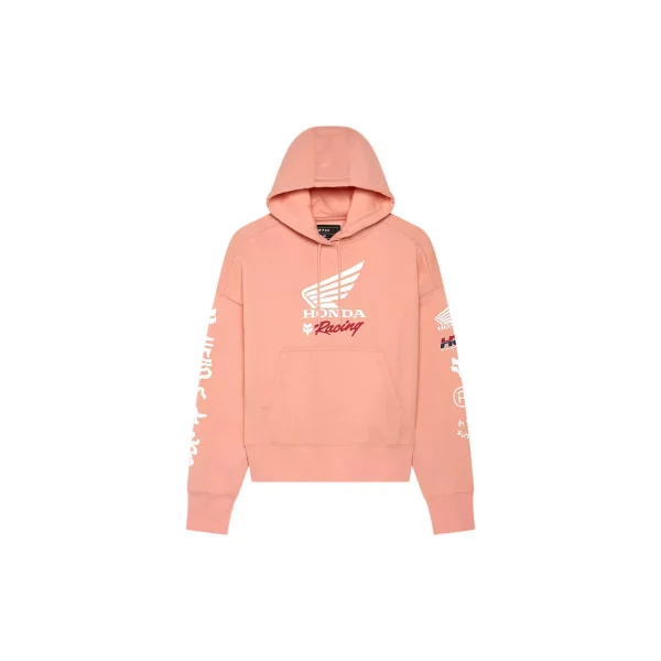 Sudadera Fox Mujer Oversized Fox X Honda Rosa |33574-273|