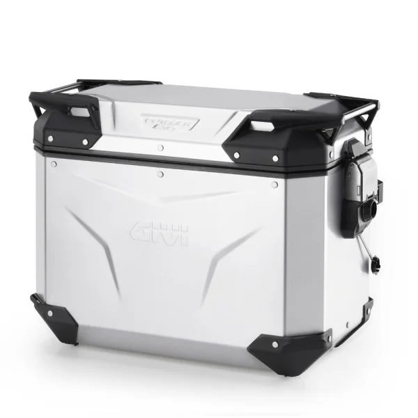 Maleta Lateral Givi Izq. Trekker Outback Evo Smart 44L Anodised Aluminio