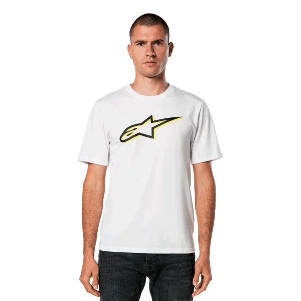 Camiseta Alpinestars Ageless Shadow Csf Blanco Negro |1214-73104-2010|