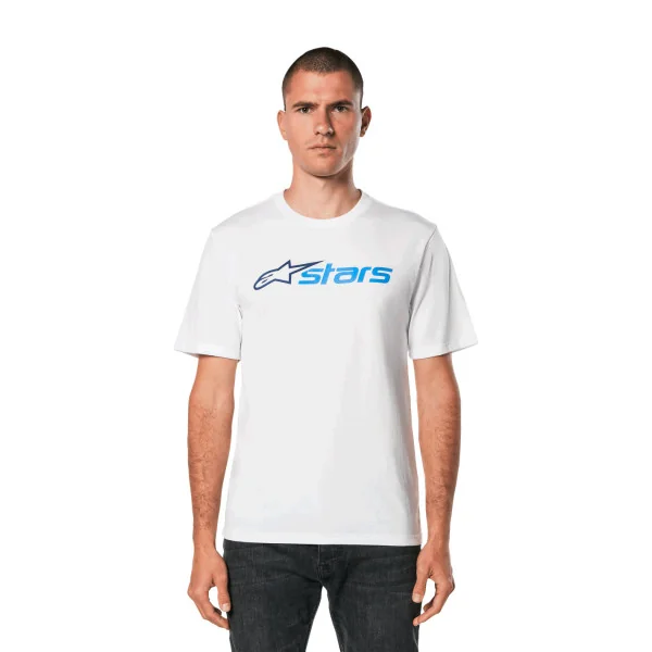 Camiseta Alpinestars Blaze 2.0 Csf Blanco Azul Azul |1214-73108-2760|