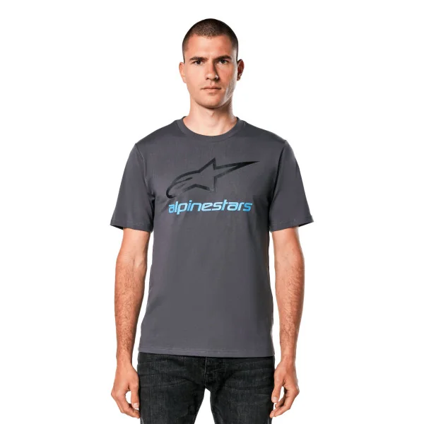 Camiseta Alpinestars Always 2.0 Csf Carbón Negro Azul |1214-73106-1818|