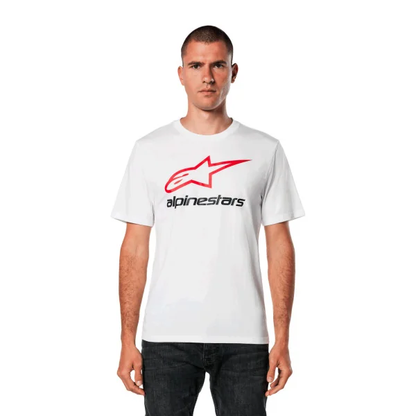 Camiseta Alpinestars Always 2.0 Csf Blanco Rojo Negro |1214-73106-231|