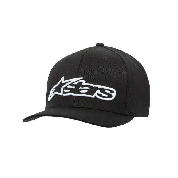 Gorra Alpinestars Blaze Flexfit Negro Blanco |1039-81005-1020|