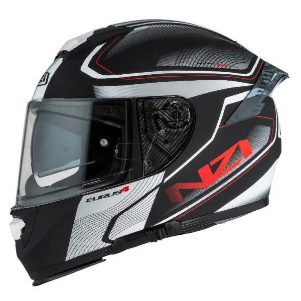 Casco Nzi Eurus 4 Stream Duo Charmant Negro Blanco Mate