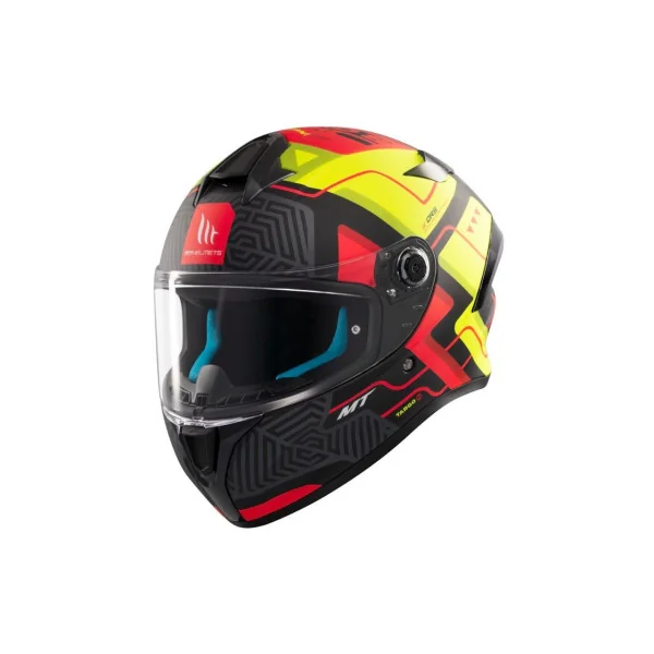Casco MT Targo S Brik C3 Negro Amarillo Mate |1343C19232|