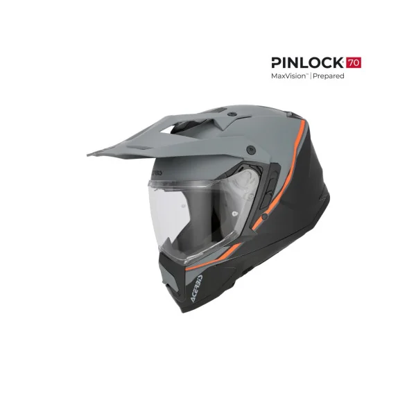 Casco Acerbis Assault Negro Naranja Fluor |0026652.446|