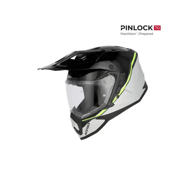 Casco Acerbis Assault Negro Amarillo Fluor |0026652.457|
