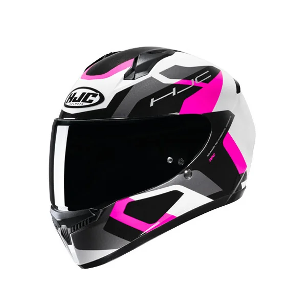 Casco Hjc Infantil C10 Tins Blanco Negro Fucsia |10100806|