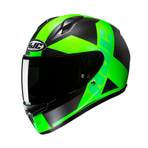 Casco Hjc Infantil C10 Tez Negro Verde |10125404|