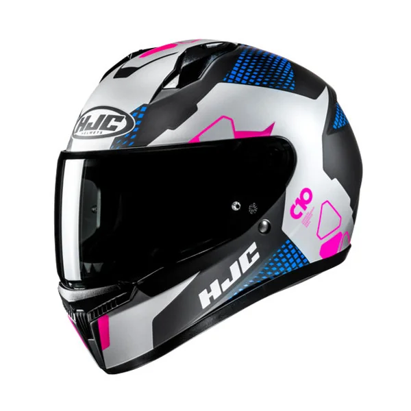 Casco Hjc Infantil C10 Aspa Gris Negro Fucsia |10172806|
