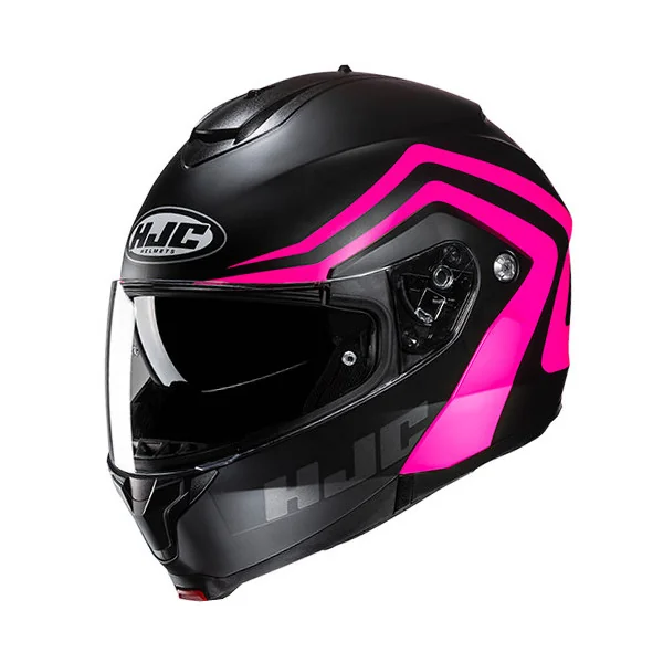 Casco Hjc C91N Nepos Negro Fucsia |10727806|