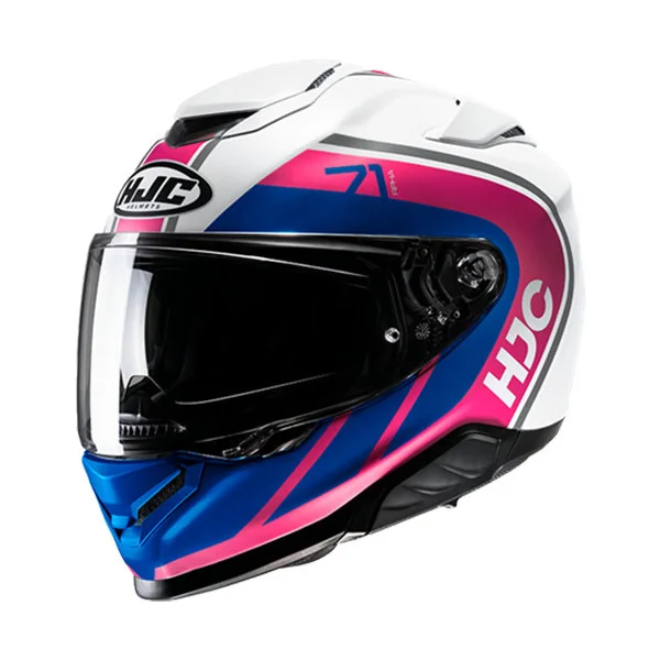 Casco Hjc Rpha 71 Mapos Blanco Rosa Azul |12632805|
