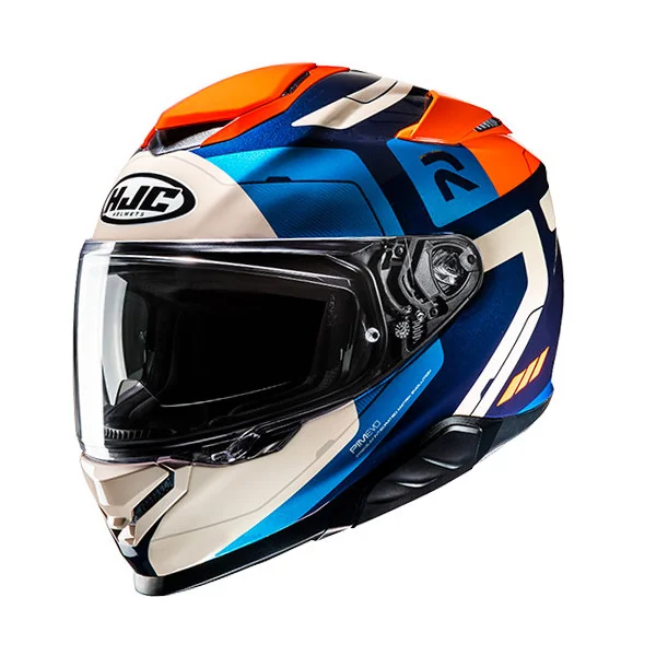 Casco Hjc Rpha 71 Cozad Beige Azul Naranja |12662705|