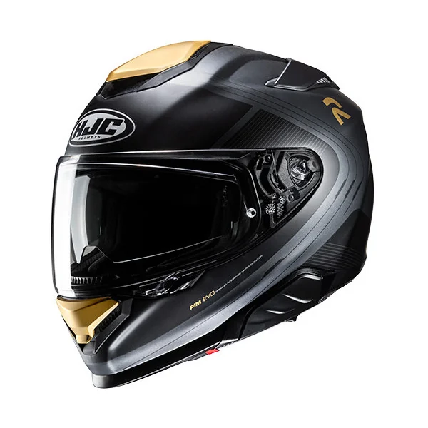 Casco Hjc Rpha 71 Frepe Negro Gris Dorado |12677905|