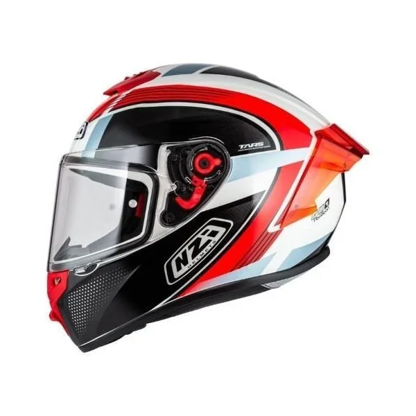 Casco Nzi Trendy 3 Stream Rapid Blanco Rojo Azul |150374A009V2|